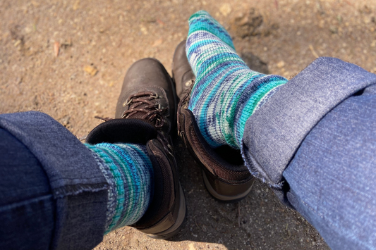 Bossa socks blue, premium wool socks