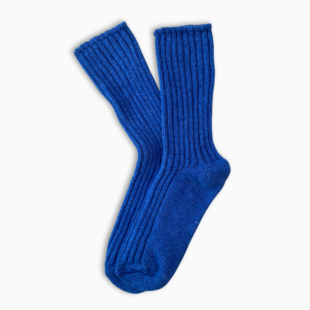 Eco Wool Socks - Blue