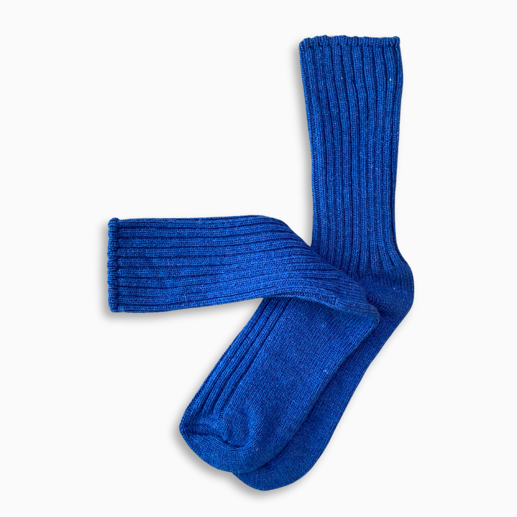 Eco Wool Socks - Blue