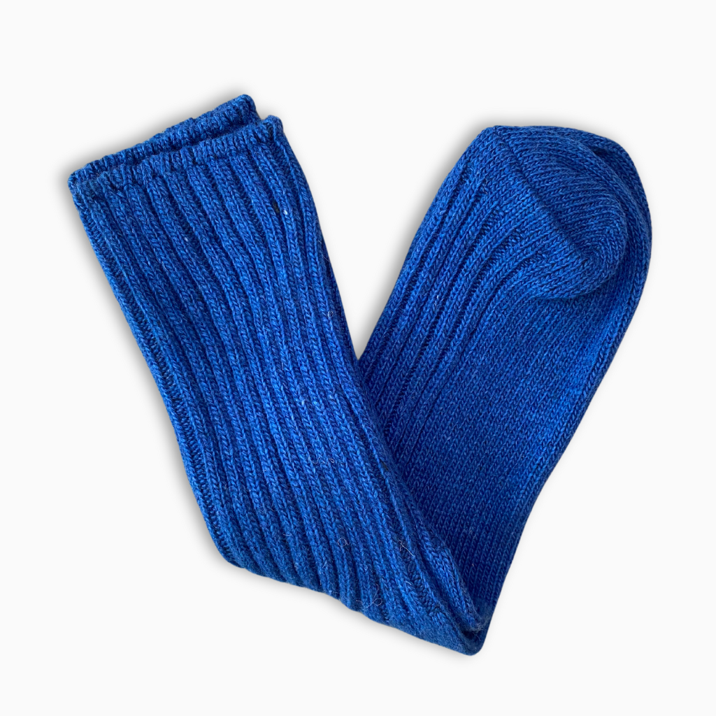 Eco Wool Socks - Blue