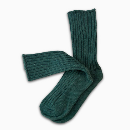 Eco Wool Socks - Green