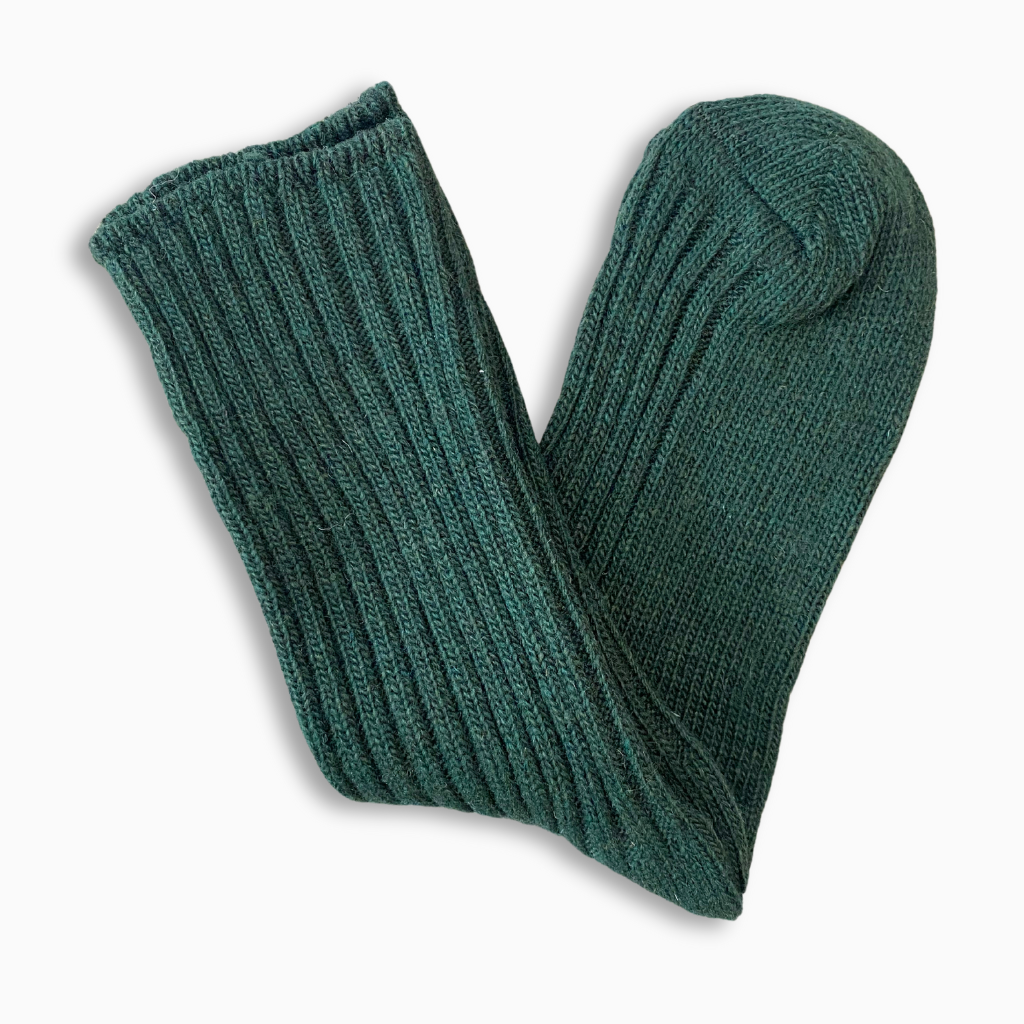 Eco Wool Socks - Green