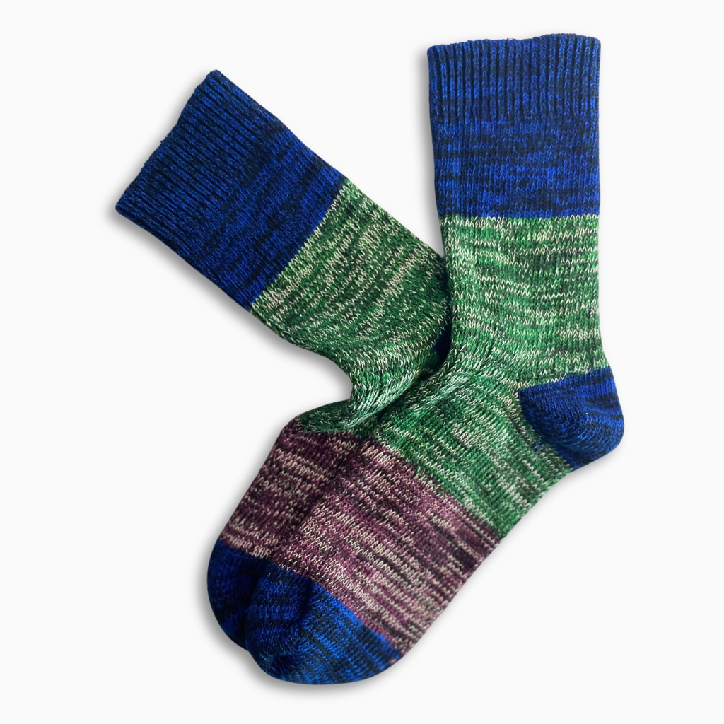 Forest Socks - Blue