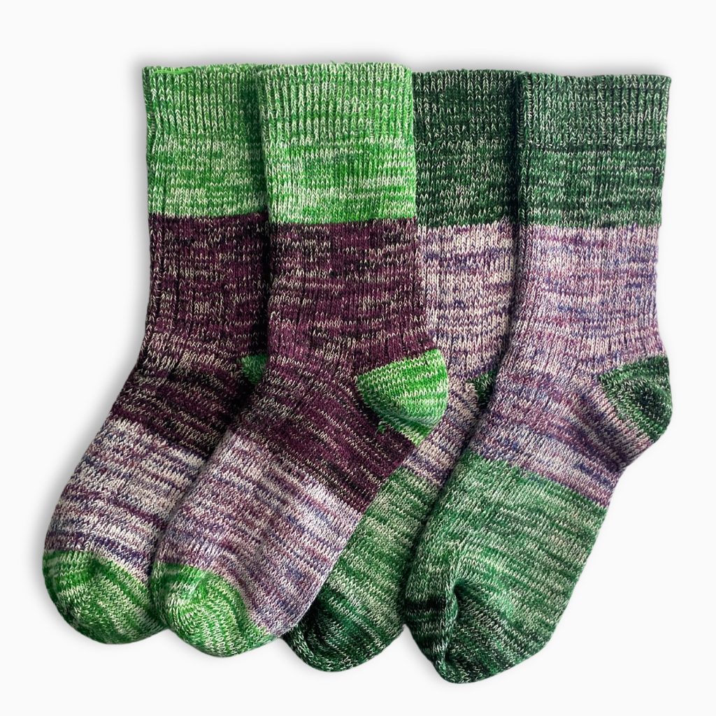 Forest Socks - Pack 2 pairs (Green/Esmerald)