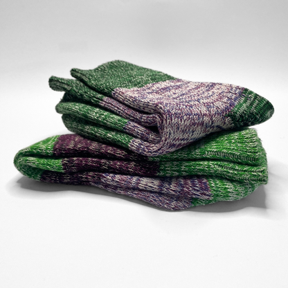 Forest Socks - Pack 2 pairs (Green/Esmerald)