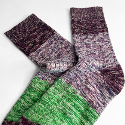 Forest Socks - Purple