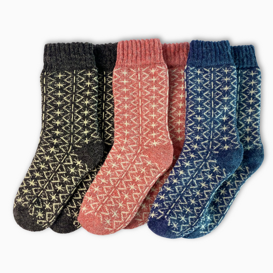 Jazz Socks - Pack 3 pairs (Anthracite/Pink/Petrol)