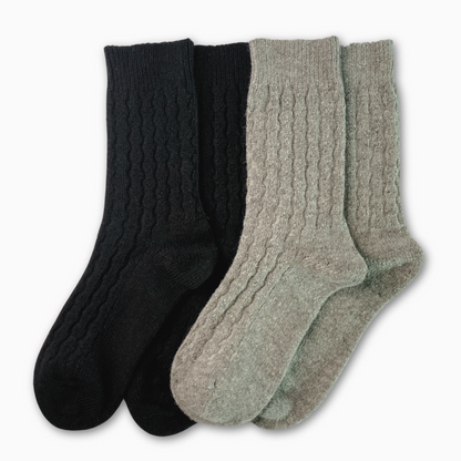 Calcetines Nature - Pack 2 pares (Negro/Gris)